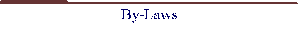 By-Laws