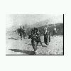 Deportees walking in the desert