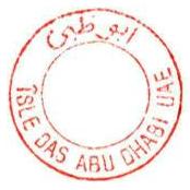 Abu Dhabi UAE Das Island Cancel Type ad4