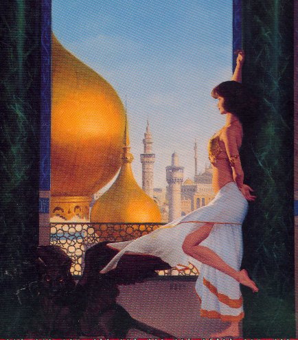 kajira looking from Palace window