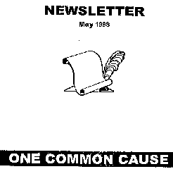 May 1998 Newsletter