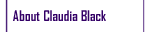 About Claudia Black