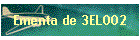 Ementa de 3EL002