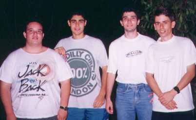 Lcio, Lucas, Eduardo e Gustavo