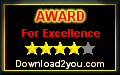 4 Star Award From Download2you.com