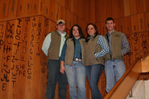The group liked the brands wall.