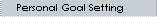 Personal goal setting