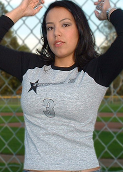 Gray/Black Bball Tee