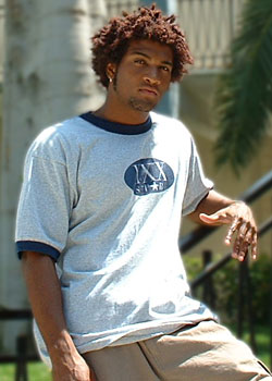 Grey Ringer Tee