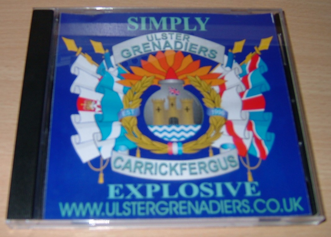 Click on the buy now button to purchase this Cd titled Simply Explosive. This is a CD of the bands first recording the price is �6.50 + �1.50 p&p and with this you also recieve a free Grenadiers Keyring.
