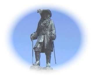STATUE OF WILLIAM III, IN CARRICKFERGUS.