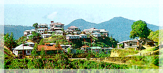 A view of Aizawl city