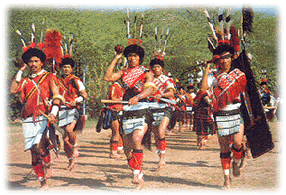 Folk dancers