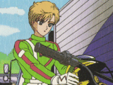 Haruka in her bike