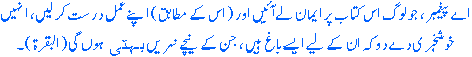 Ayah from Quran