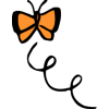 orange butterfly
