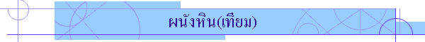 ผนังหิน(เทียม)