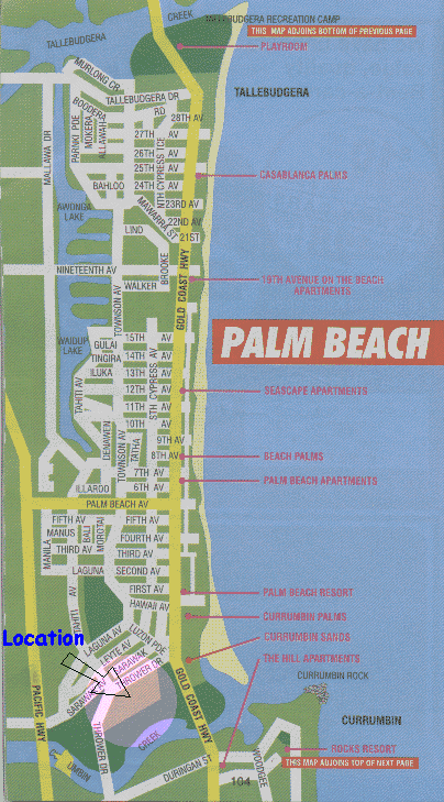 Palm Beach Map