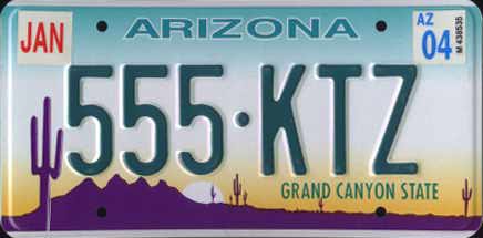 AZ 04 #555-KTZ