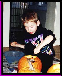 Brandon and his Pumpkin