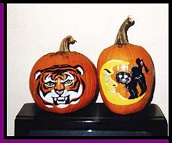Pumpkins I painted