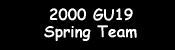 2000 Girls' Under-19 Spring Team
