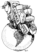 [Cartoon by Dennis Smith]
