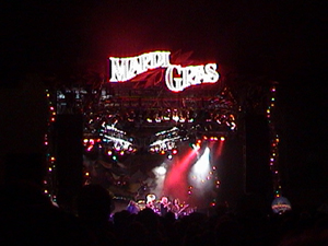 the stage