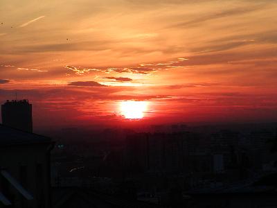 Sunrise Over Paris
