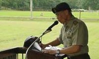 Welcome remarks by Major Suizo, Commandant 