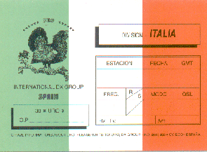 Italy Qsl Flag
