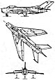 Perfiles del MiG-19