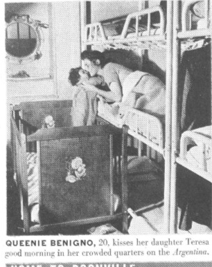 In cabin with child