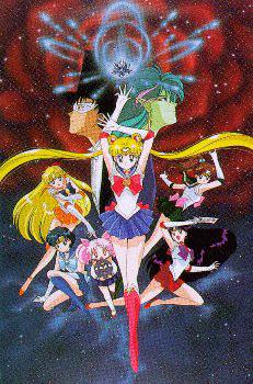 The Sailor Moon R movie Poster! It has most of the gang present!