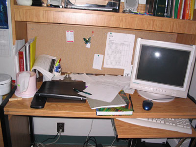 Pic of my Stony Brook Desk