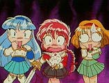the three Magic Knights Awed