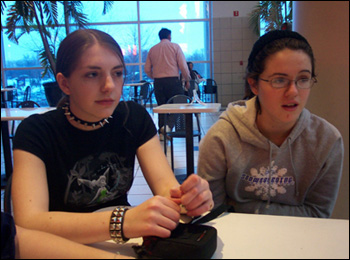 Allison and Stephanie
