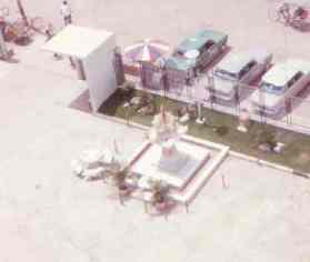 Sri Patana Hotel Buddha House from the roof view