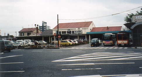 Downtown Iwakuni JR Train Station