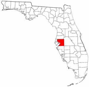 Hillsborough County Florida location in the State of Florida