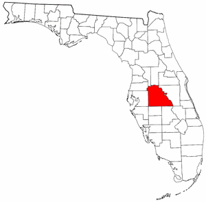 Polk County Florida location in the State of Florida