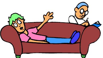 On the couch