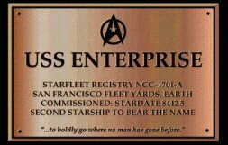 Enterprise-A Plaque