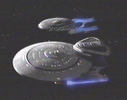 The USS Tannhauser and USS Mayala in Formation