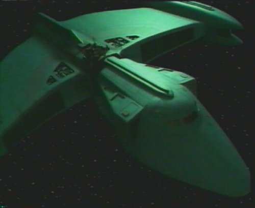 One of the few images of a Romulan scout craft