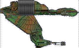 Klingon Warbird Side View