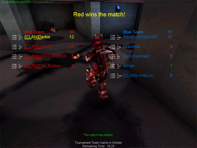 The [CLAN] on a row!!!