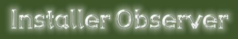 Installer Observer title