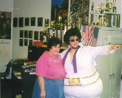 aunt flo n the fake elvis