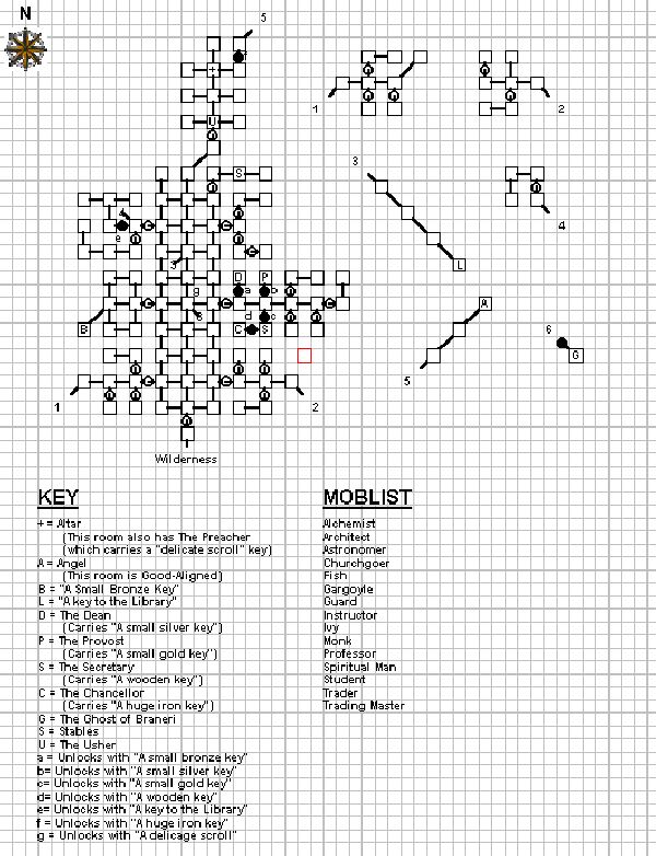 Academy of Braneri Map